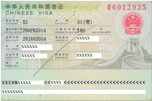 中国X2字签证怎么准备材料,在美国?
